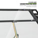 Professional Tempered Glass Drafting Table with Adjustable Angle and Bonus Stool - Monsta Online