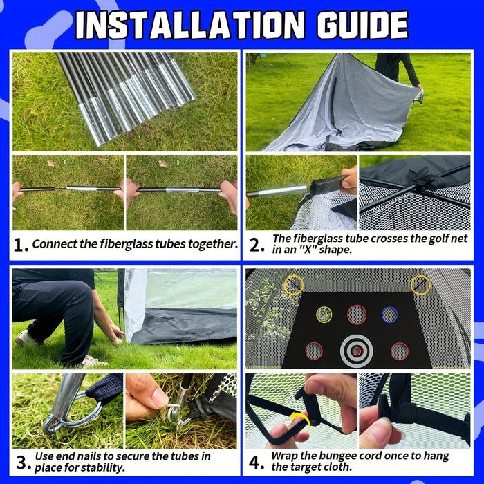 Premium Golf Practice Net – Indoor & Outdoor Training for Precision Shots - Monsta Online