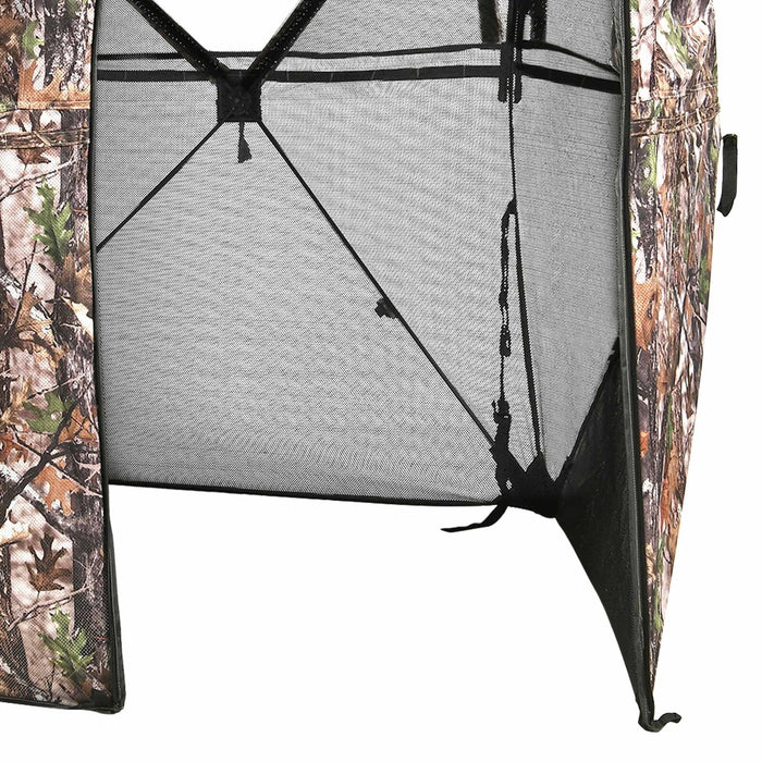 360 View Camouflage See Through Hunting Blind with Full Side Entry for 2 to 3 Persons - Monsta Online