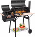 Authentic Barrel - Style Outdoor Charcoal Grill for Camping and Backyard Cookouts - Monsta Online