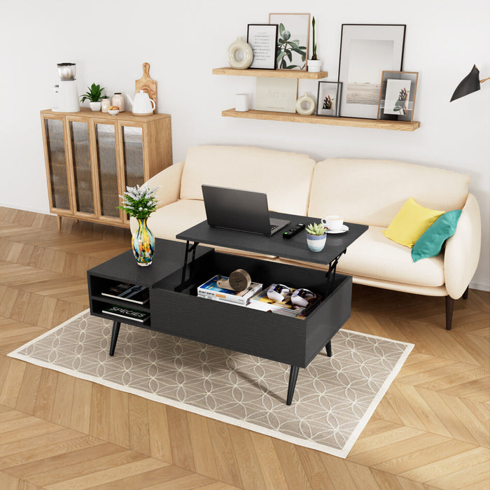 Modern Lift - Top Coffee Table with Hidden Compartment and Adjustable Space - Monsta Online