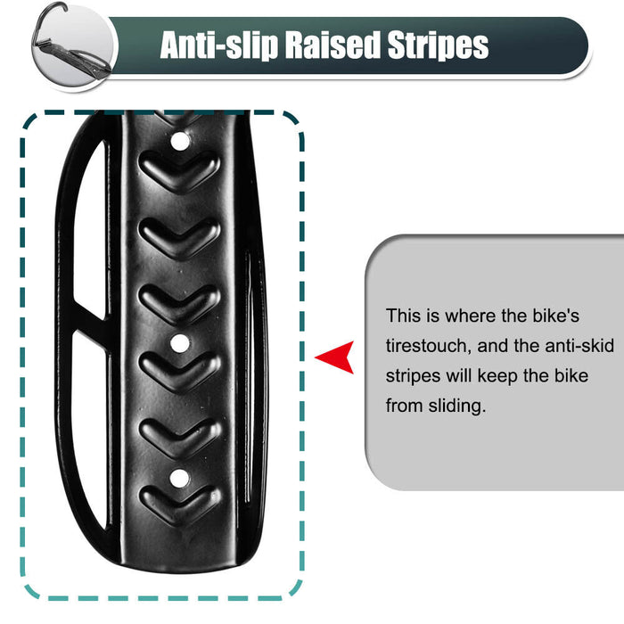 Space - Saving Vertical Bicycle Rack Wall Mount for Indoor and Garage Storage - Monsta Online