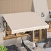 Premium Retractable Patio Awning Sunshade Cover For UV Protection - Monsta Online