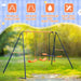 Durable 440LBS Outdoor Swing Set for Kids with Glider and 2 Seats - Monsta Online