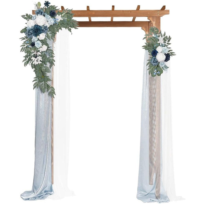 7FT Wooden Garden Arch Arbor Trellis Pergola – Outdoor Wooden Patio - Monsta Online