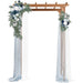 7FT Wooden Garden Arch Arbor Trellis Pergola – Outdoor Wooden Patio - Monsta Online