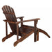 Classic Wooden Adirondack Outdoor Chair with Footrest for Patio and Poolside Comfort - Monsta Online