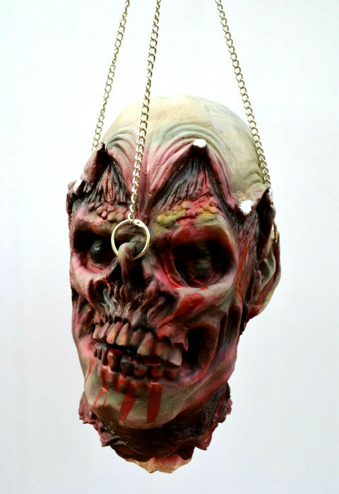 Life - Size Halloween Hanging Zombie Head Creepy Prop - Monsta Online
