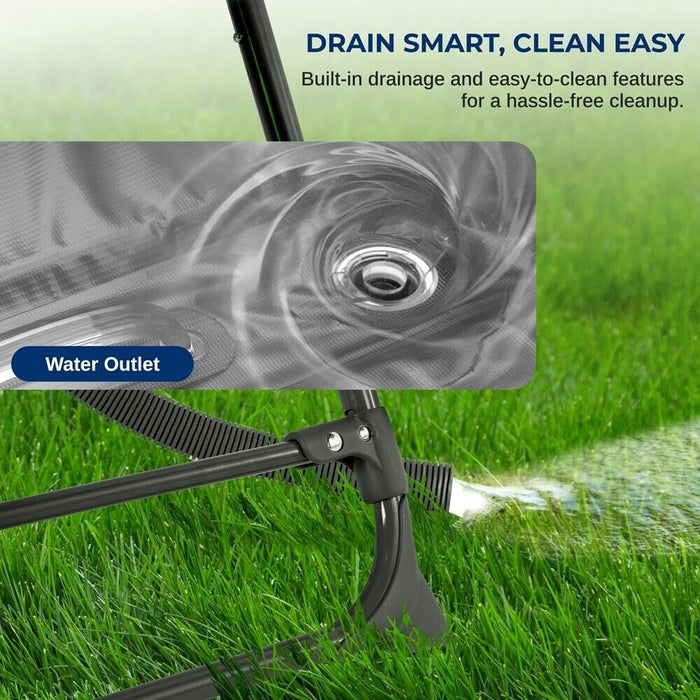 Foldable Dog Grooming Bath Tub with Quick Drain and Leash Safety Strap - Monsta Online
