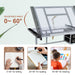 Adjustable Rolling Drawing Drafting Table - Tempered Glass Art Craft Work Station - Monsta Online