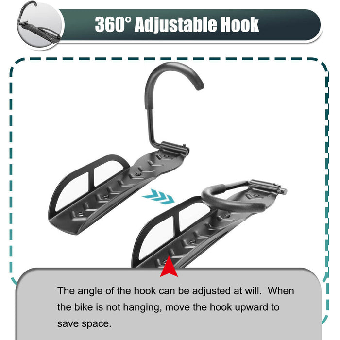 Space - Saving Vertical Bicycle Rack Wall Mount for Indoor and Garage Storage - Monsta Online