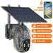 Camouflage Solar Trail Camera 2.5K with Instant Alerts and Night Vision - Monsta Online