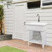 Multi Purpose Utility Laundry Sink with Stainless Steel Faucet and Removable Drainboard - Monsta Online