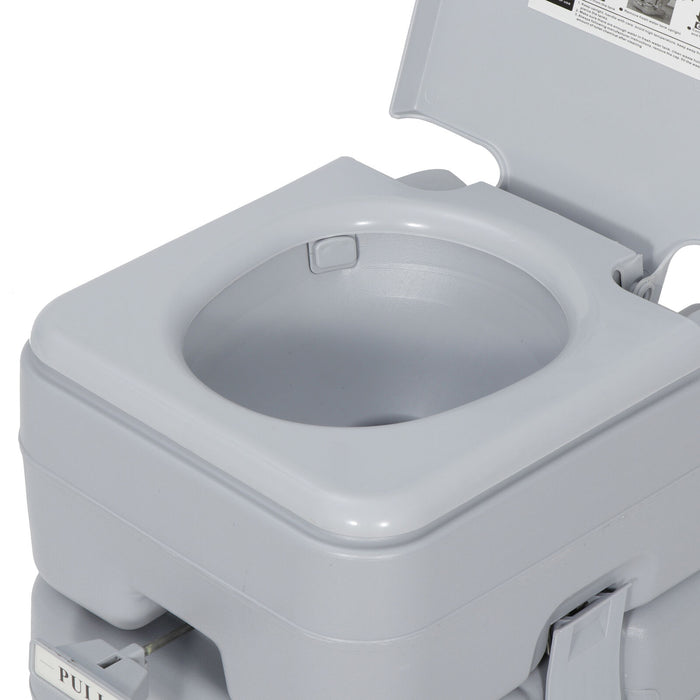 Large 6.6gal Portable Potty Toilet for Camping and Home Emergency - Monsta Online
