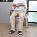 Non - Slip 350LBS Toilet Seat Riser for Seniors with Padded Arms - Monsta Online