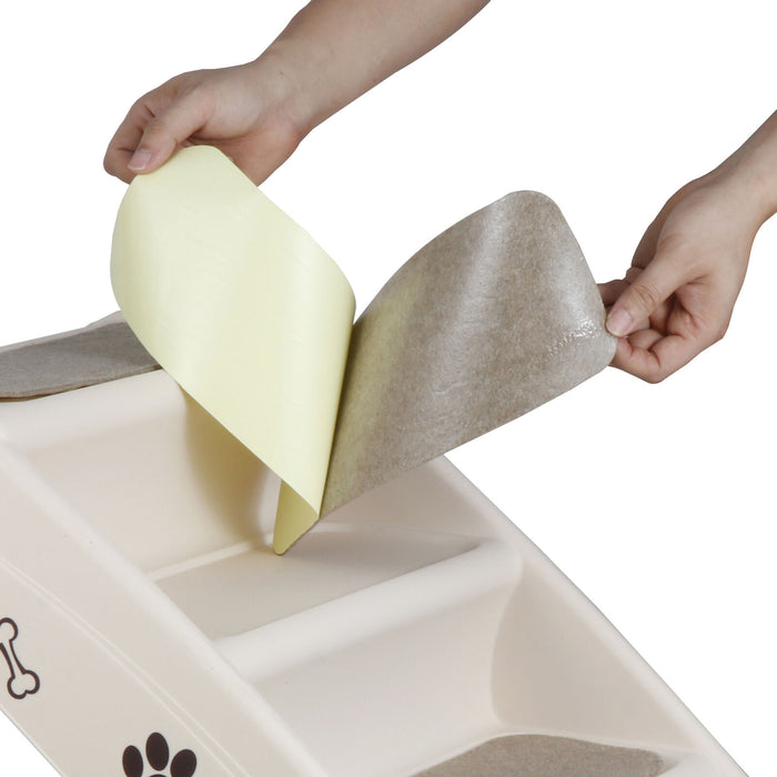 Non - Slip 4 - Steps Foldable Dog Stairs with Sturdy Support Frame for High Beds - Monsta Online
