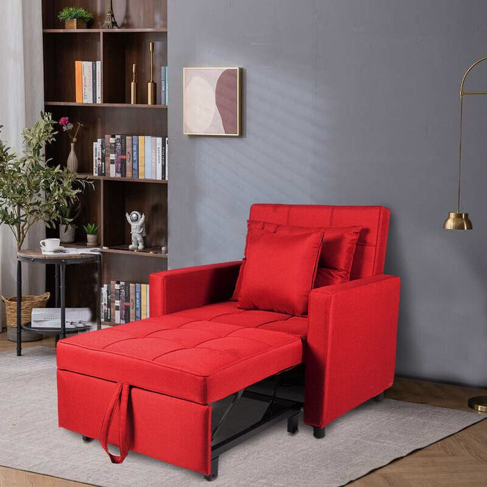 3 - in - 1 Convertible Sleeper Sofa Bed Chair With Reclining Lounger Function - Monsta Online