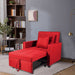 3 - in - 1 Convertible Sleeper Sofa Bed Chair With Reclining Lounger Function - Monsta Online