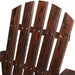 Classic Wooden Adirondack Outdoor Chair with Footrest for Patio and Poolside Comfort - Monsta Online