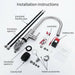Modern Touch - Activated Kitchen Sink Faucet with Easy Pull Down Spray - Monsta Online