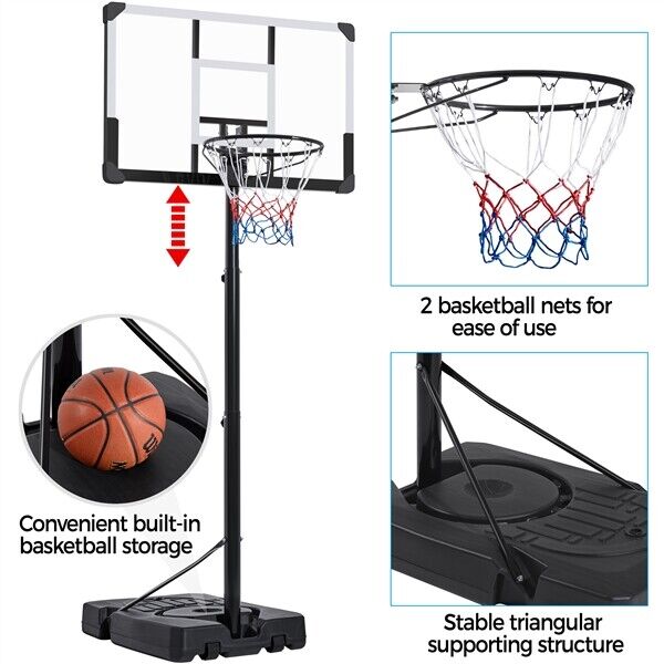 Pro - Style 10FT Portable Basketball Hoop With Telescoping Adjustment - Monsta Online