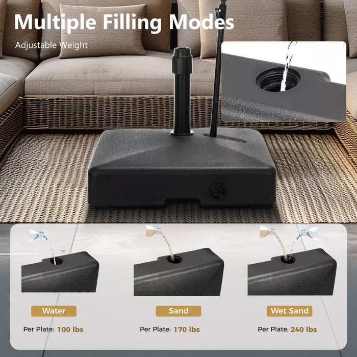 Heavy - Duty Patio Umbrella Stand Base - Monsta Online