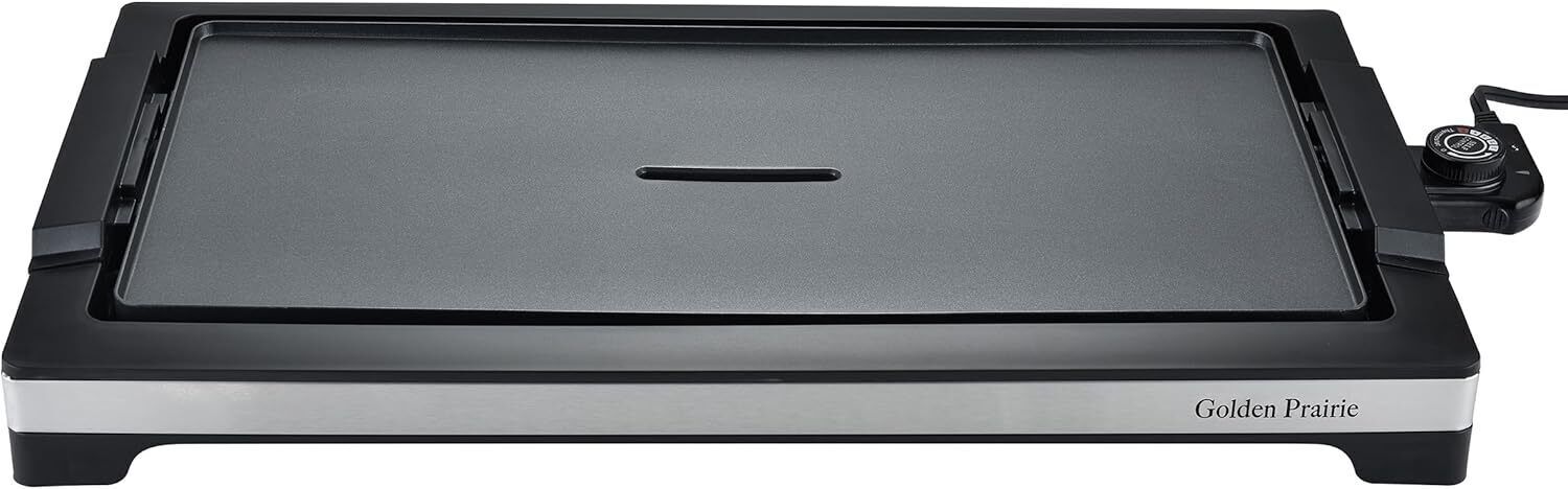 Smokeless Portable 1800W Electric Griddle Nonstick with Precision Temp Control - Monsta Online