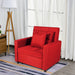 3 - in - 1 Convertible Sleeper Sofa Bed Chair With Reclining Lounger Function - Monsta Online