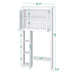 Modern Over The Toilet Cabinet with 2 Doors and Customizable Shelving - Monsta Online