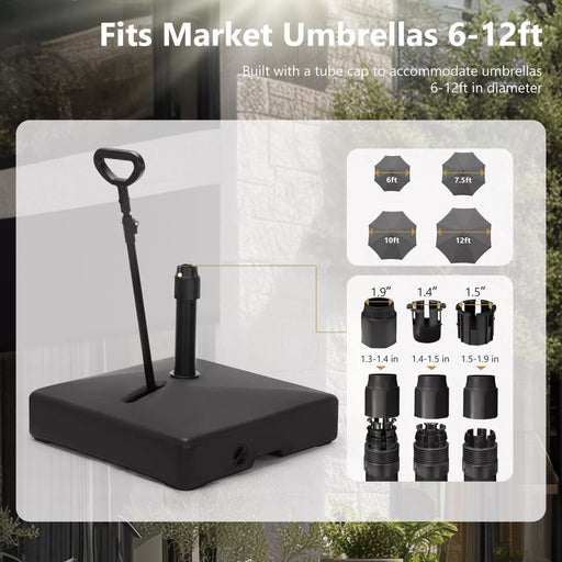 Heavy - Duty Patio Umbrella Stand Base - Monsta Online
