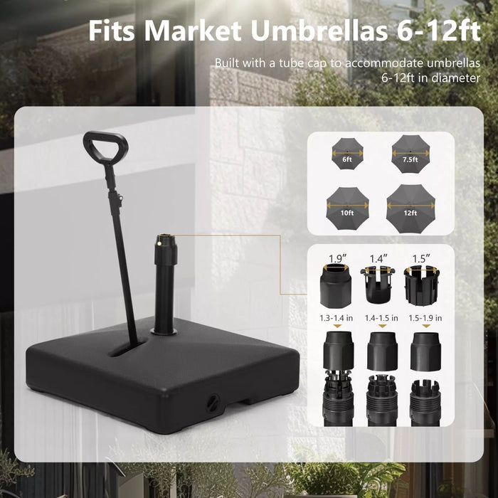Heavy - Duty Patio Umbrella Stand Base - Monsta Online