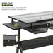 Professional Tempered Glass Drafting Table with Adjustable Angle and Bonus Stool - Monsta Online