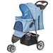 Premium Foldable 3 Wheel Pet Stroller with Cup Holder for Dogs and Cats - Monsta Online