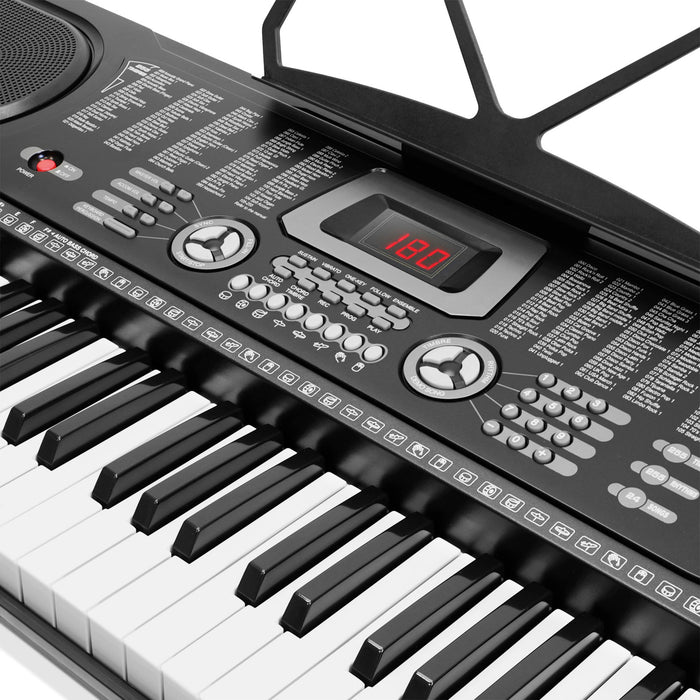 Beginner - Friendly 61 Key Digital Piano Keyboard Set with Stand and Seat - Monsta Online