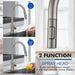Ergonomic Single - Handle Pull - Down Kitchen Faucet with Pull Down Sprayer - Monsta Online
