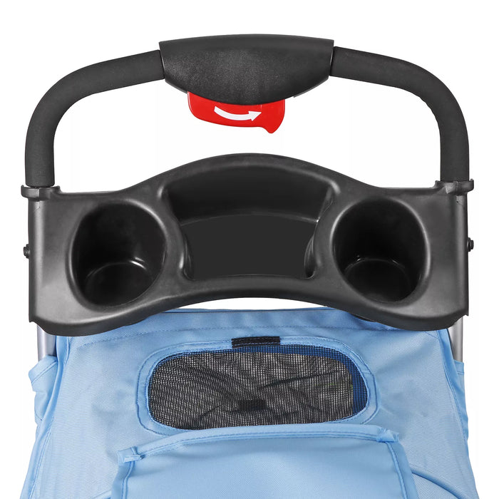 Premium Foldable 3 Wheel Pet Stroller with Cup Holder for Dogs and Cats - Monsta Online