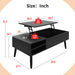 Modern Lift - Top Coffee Table with Hidden Compartment and Adjustable Space - Monsta Online