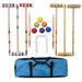 Deluxe 6 Player Wooden Croquet Set with Portable Carry Case - Monsta Online