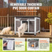Premium Wooden Outdoor Cat House with Protective Openable Roof and Cozy Window - Monsta Online