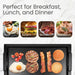 Smokeless Portable 1800W Electric Griddle Nonstick with Precision Temp Control - Monsta Online