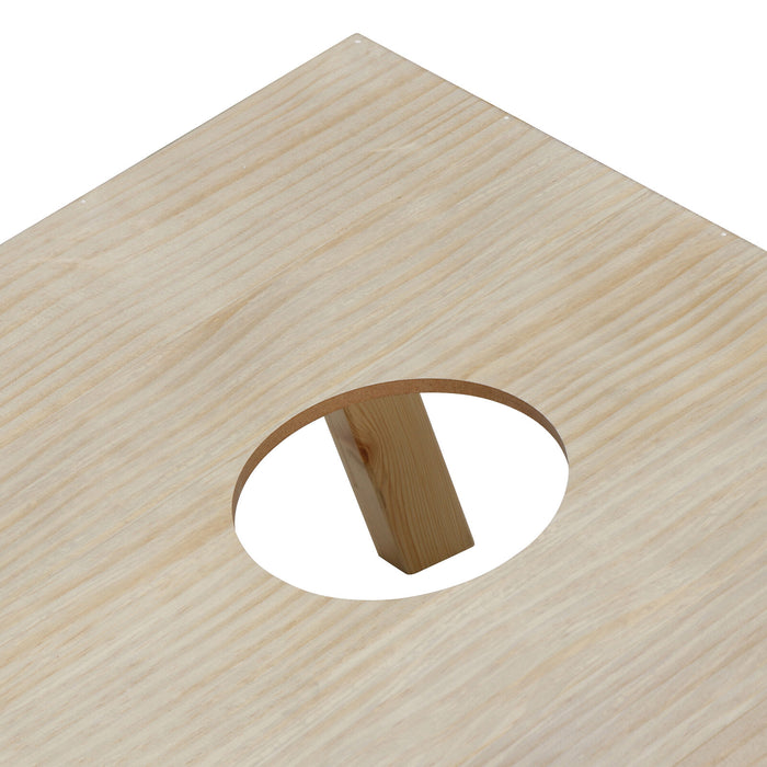 Solid - Wood 4x2FT Regulation Size Cornhole Set with 8 Toss Bean Bags - Monsta Online