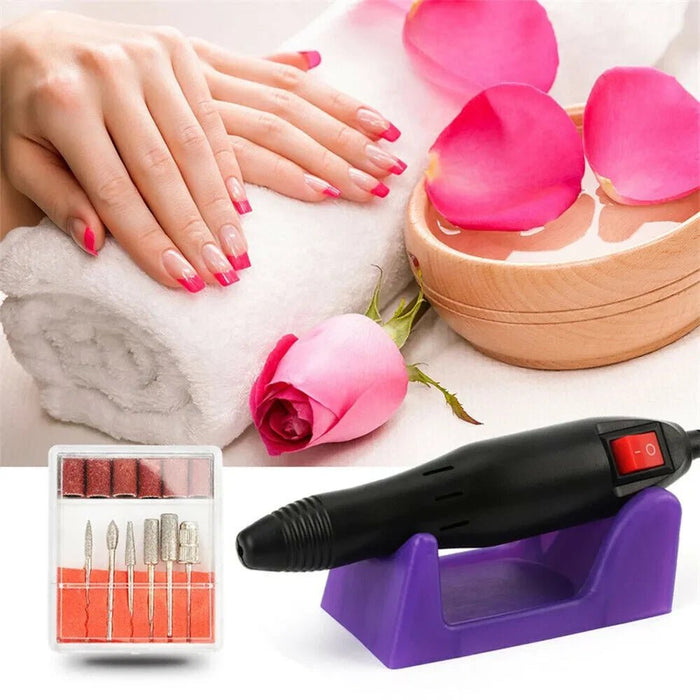 Professional Electric Nail File Machine Set for Flawless Nail Care - Monsta Online