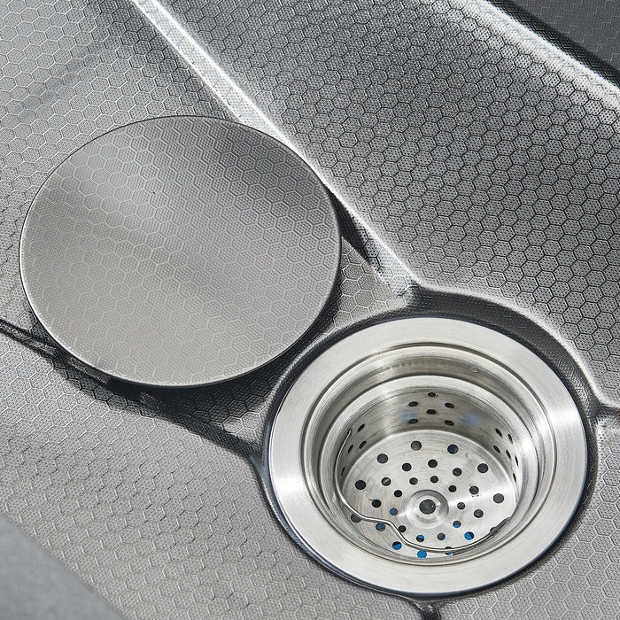 Modern 29.5" Stainless Steel Drop - In Waterfall Kitchen Sink with Pull Down Faucet - Monsta Online