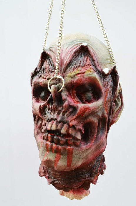 Life - Size Halloween Hanging Zombie Head Creepy Prop - Monsta Online