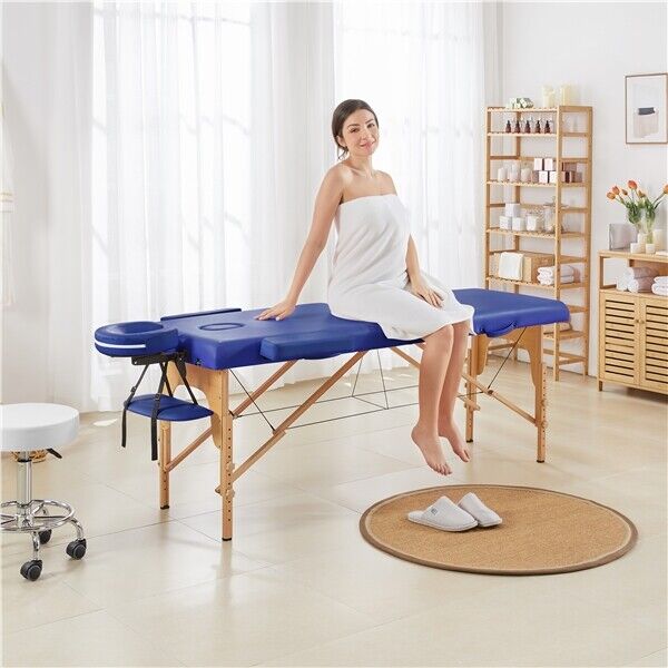 Pro - Grade Folding Massage Table with Adjustable Headrest and Arm Supports - Monsta Online