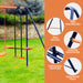 Durable 440LBS Outdoor Swing Set for Kids with Glider and 2 Seats - Monsta Online