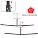 Adjustable Ceiling Kayak Rack for Secure 2 Boat Storage - Monsta Online