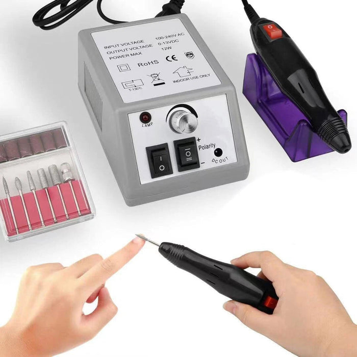 Professional Electric Nail File Machine Set for Flawless Nail Care - Monsta Online