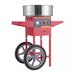 Heavy - Duty 1000W Cotton Candy Machine with Mobile Cart and Steel Bowl - Monsta Online