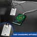 40" Modern LED Coffee Table with Hidden Storage Drawers and Charging Station - Monsta Online